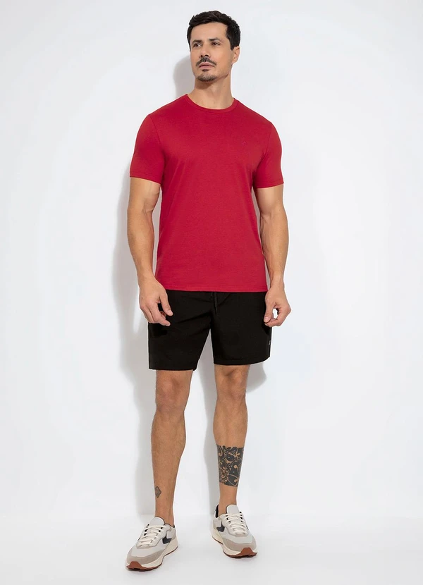 Exco - Camiseta em Algodão Vermelho 3