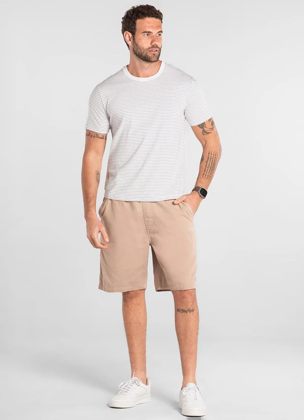 The Philippines - Camiseta em Cotton Listrado The Philippines Branco 2