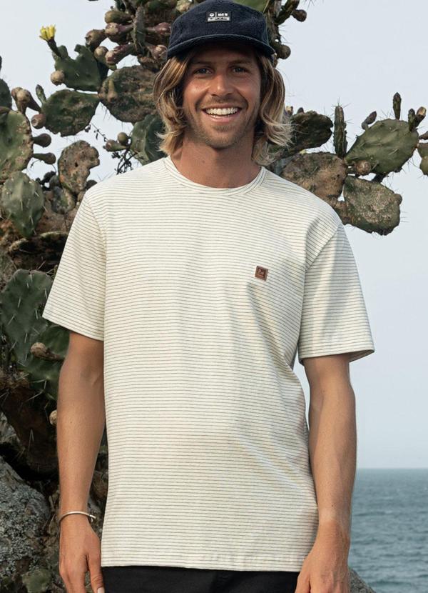 The Philippines - Camiseta em Linho Off White