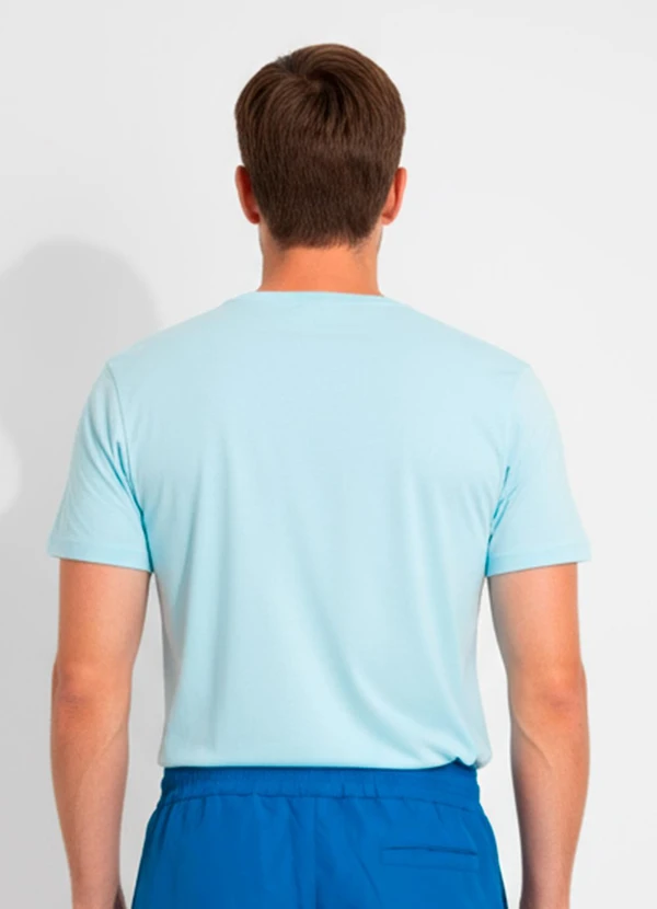 - Camiseta em Malha Azul 2