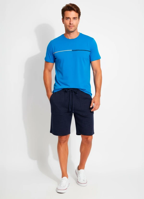 Fakini - Camiseta em Malha Azul 3