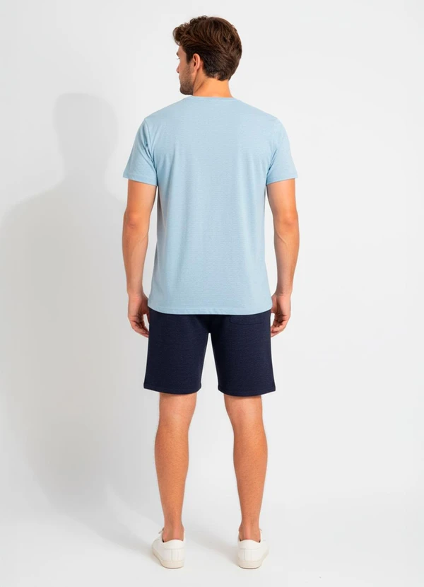 Fakini - Camiseta em Malha Azul 2