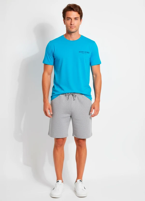 Multimarcas - Camiseta em Malha Azul 3