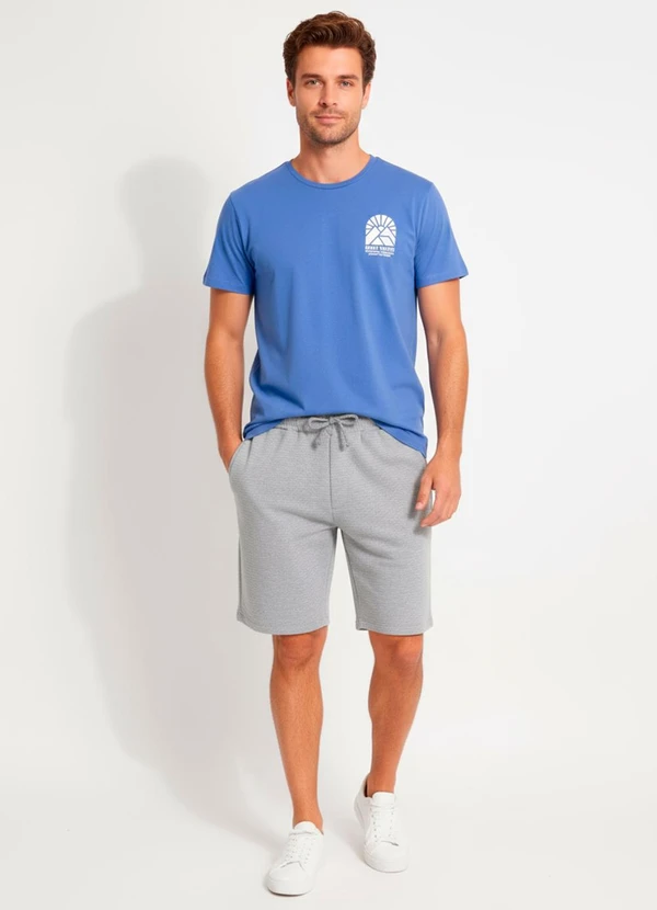 Multimarcas - Camiseta em Malha Azul 3