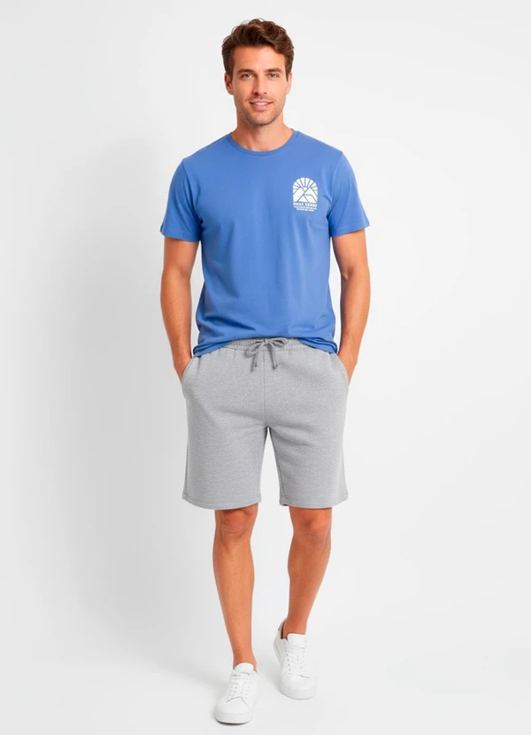 Multimarcas - Camiseta em Malha Azul 4