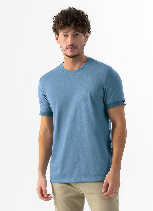 Exco - Camiseta em Malha Azul