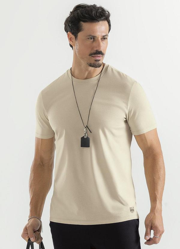 Exco - Camiseta em Malha Bege