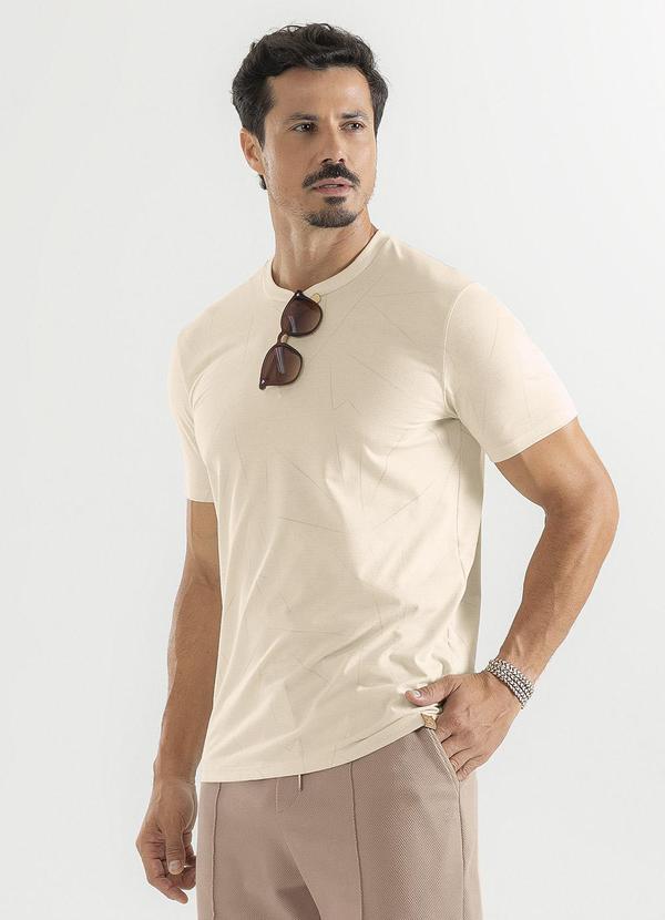 Exco - Camiseta em Malha Bege