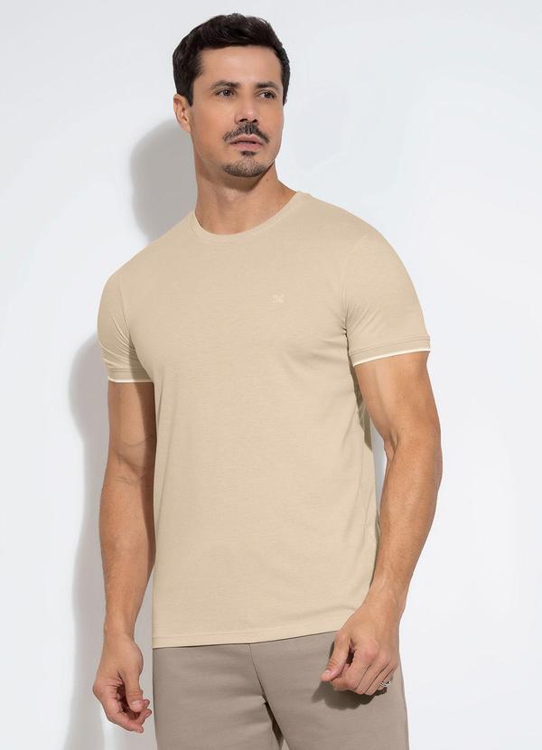 Exco - Camiseta em Malha Bege
