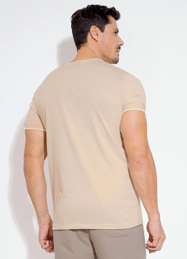 Exco - Camiseta em Malha Bege 2