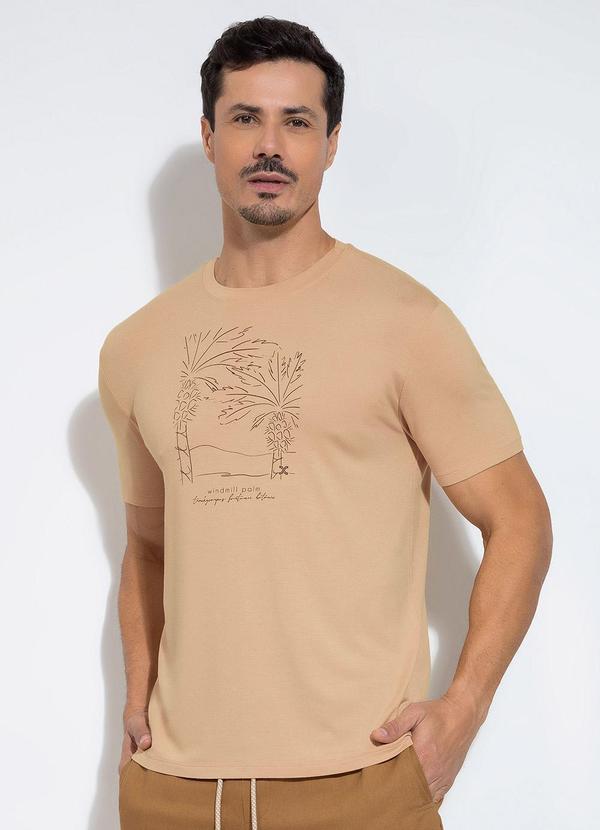 Exco - Camiseta em Malha Bege 1