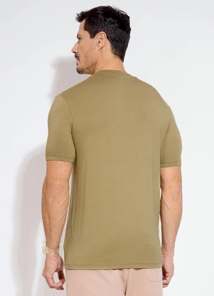 Exco - Camiseta em Malha Bege - EXCO