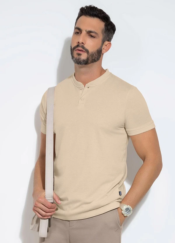 Exco - Camiseta em Malha Bege 1
