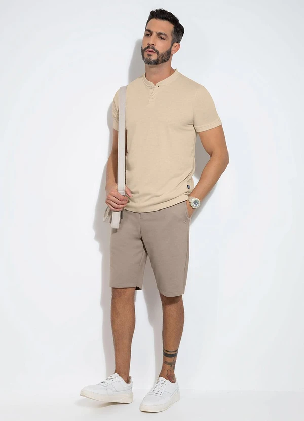 Exco - Camiseta em Malha Bege 3