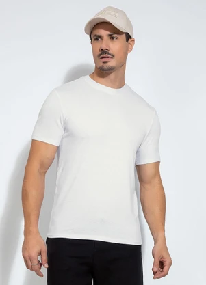 Exco - Camiseta em Malha Branco  - EXCO