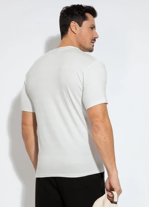 Exco - Camiseta em Malha Branco  - EXCO