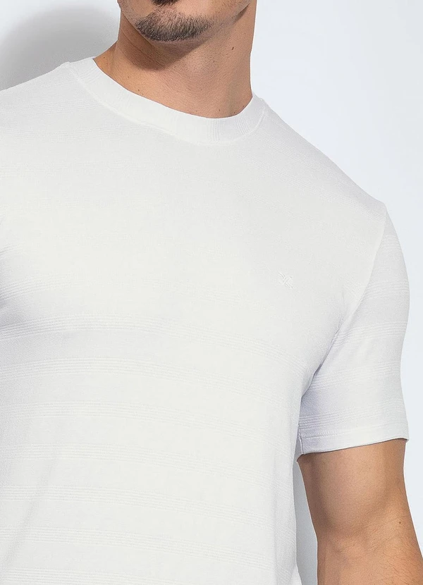 Exco - Camiseta em Malha Branco  3