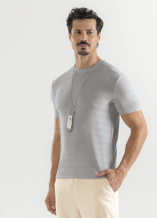 Exco - Camiseta em Malha Cinza
