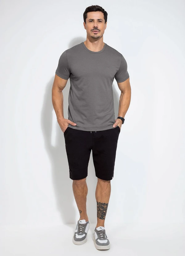 Exco - Camiseta em Malha Cinza 3