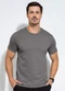 Exco - Camiseta em Malha Marrom - variação: Cinza