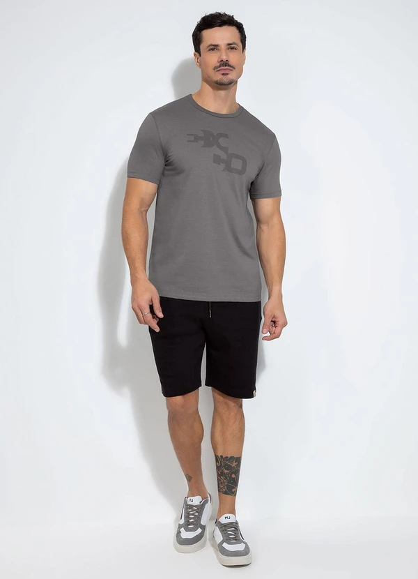 Exco - Camiseta em Malha Cinza 3