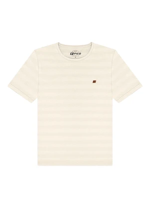 Fico - Camiseta em Malha com Textura Branco - FICO