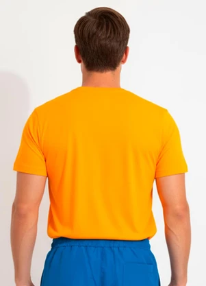 Multimarcas - Camiseta em Malha Laranja - MULTIMARCAS