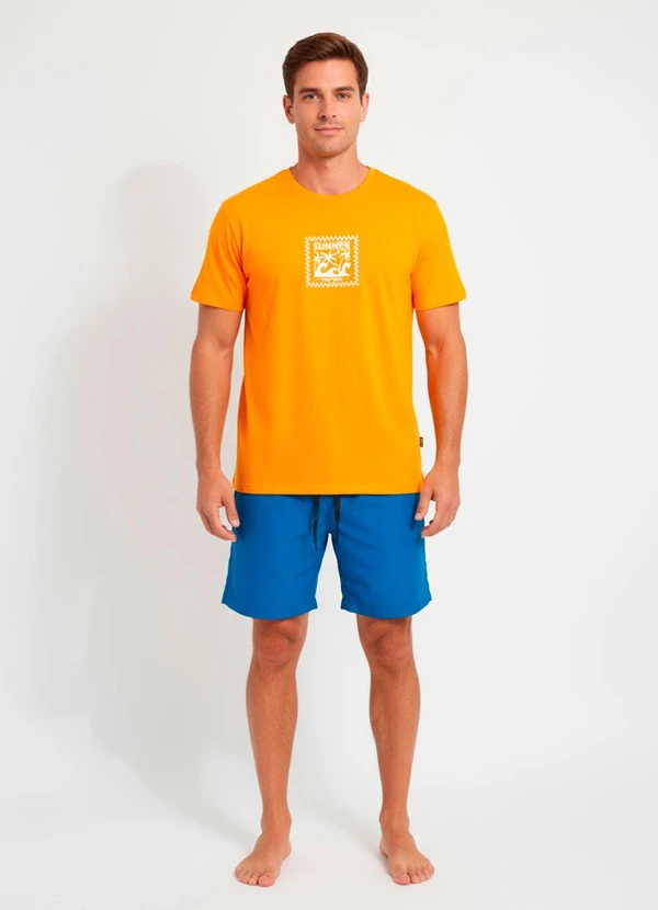 Multimarcas - Camiseta em Malha Laranja 3