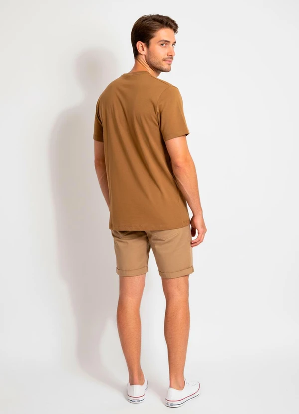 Multimarcas - Camiseta em Malha Marrom 2