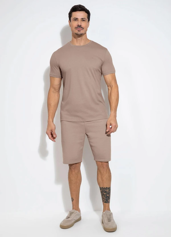 Exco - Camiseta em Malha Marrom 3