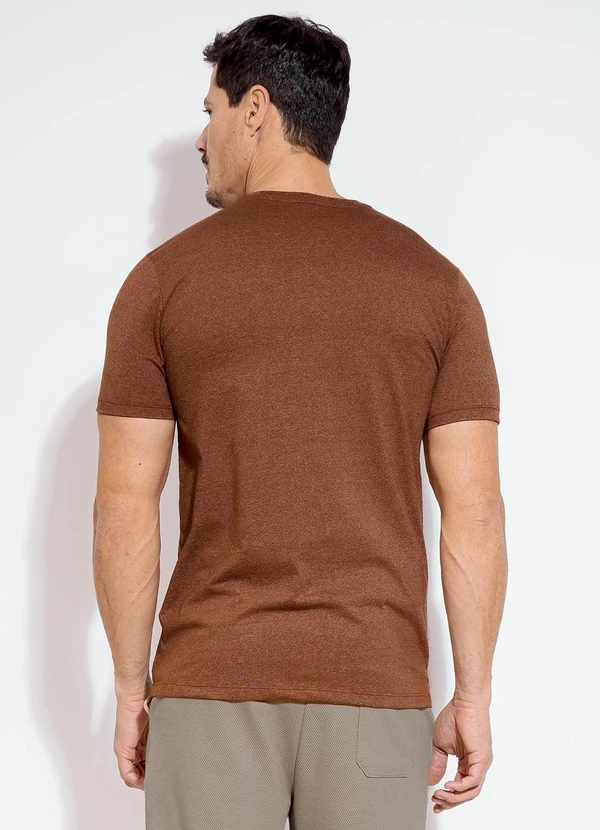 Exco - Camiseta em Malha Marrom 2