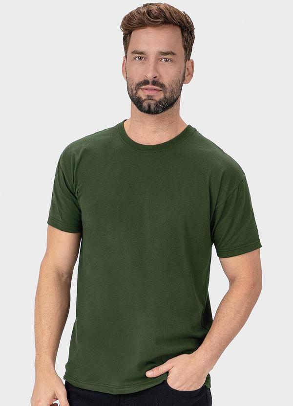 Malwee - Camiseta em Malha Masculina Verde