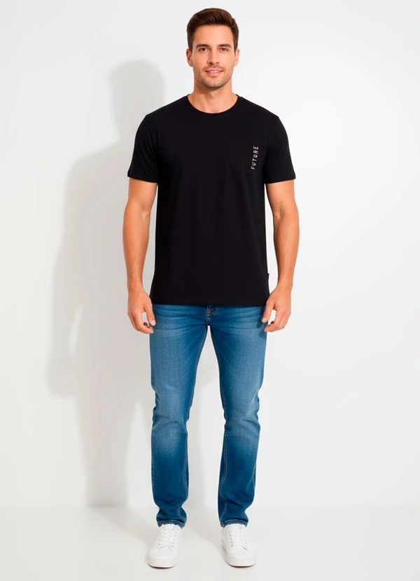 Multimarcas - Camiseta em Malha Preto 3