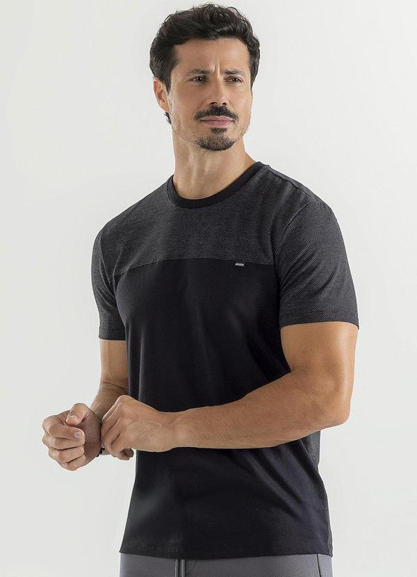 Exco - Camiseta em Malha Preto 1
