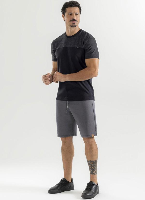 Exco - Camiseta em Malha Preto 3