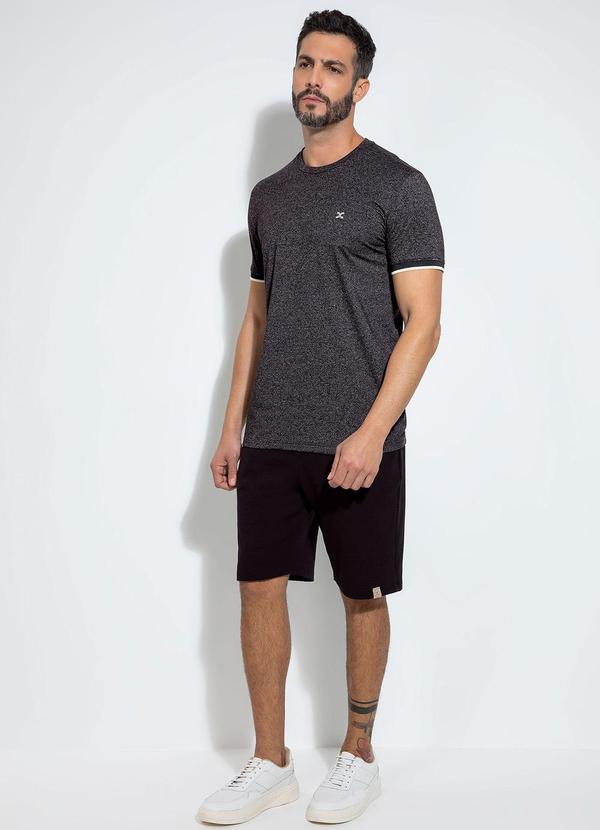 Exco - Camiseta em Malha Preto 2