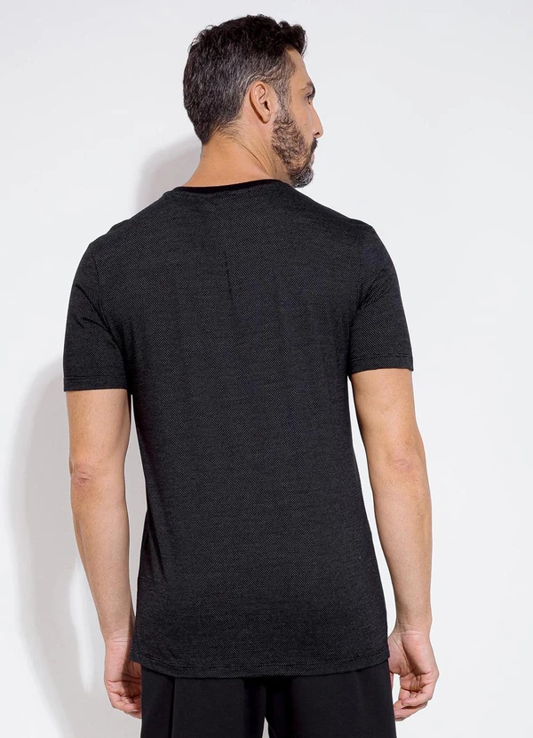 Exco - Camiseta em Malha Preto 2