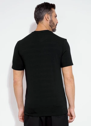 Exco - Camiseta em Malha Preto - EXCO
