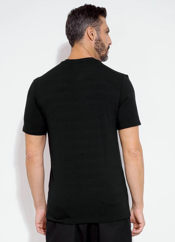 Exco - Camiseta em Malha Preto 2