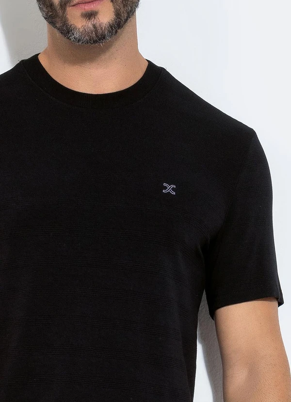 Exco - Camiseta em Malha Preto 3