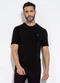 Exco - Camiseta em Malha Preto - variação: Preto