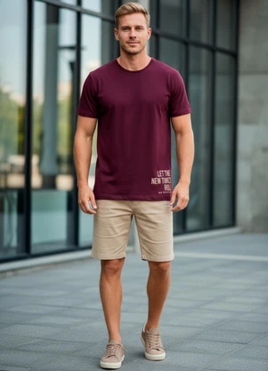 Multimarcas - Camiseta em Malha Roxo - MULTIMARCAS