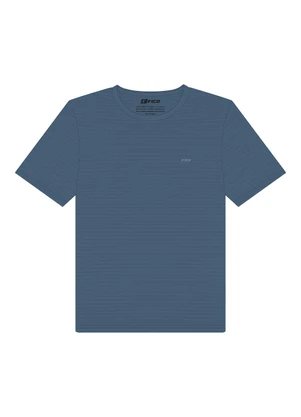 Fico - Camiseta em Malha Texturizada Azul - FICO