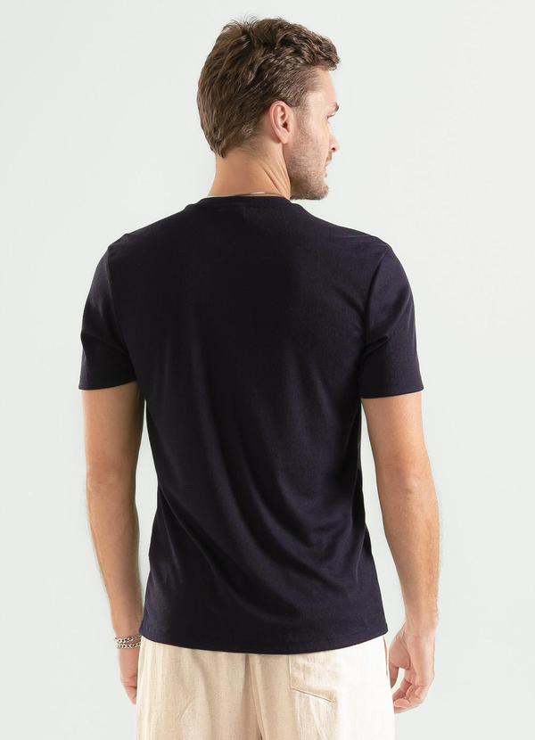 Exco - Camiseta em Malha Texturizada Preto 3