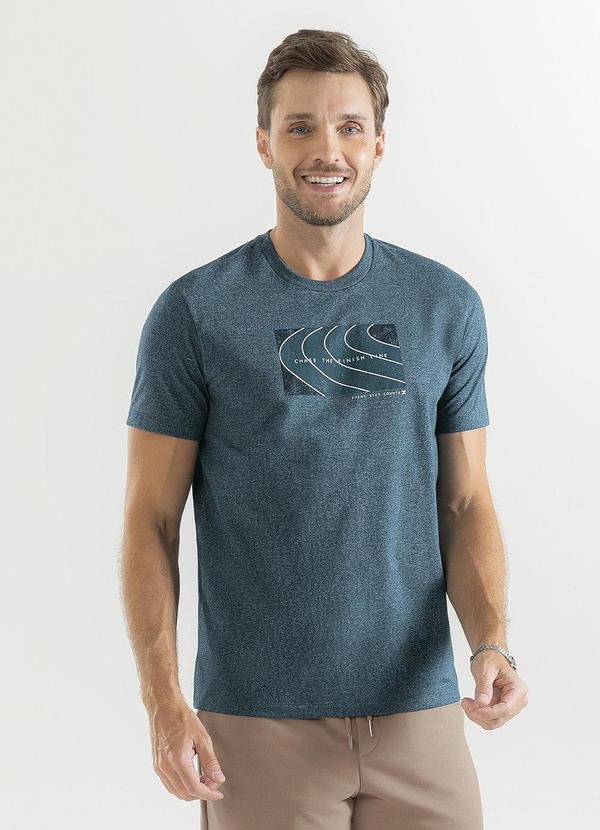 Exco - Camiseta em Malha Verde Escuro