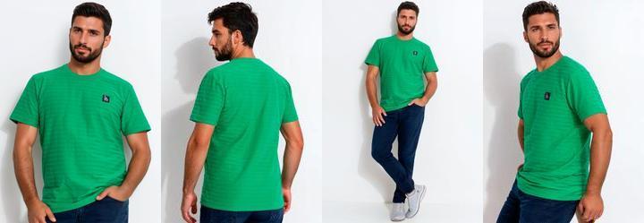 Camiseta em Malha Verde