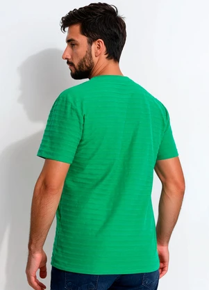 Fakini - Camiseta em Malha Verde - FAKINI