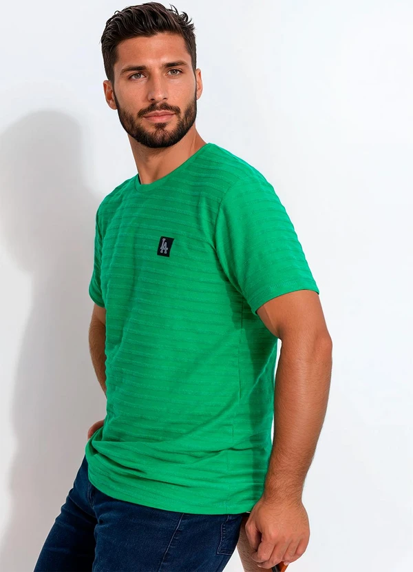 Fakini - Camiseta em Malha Verde 4