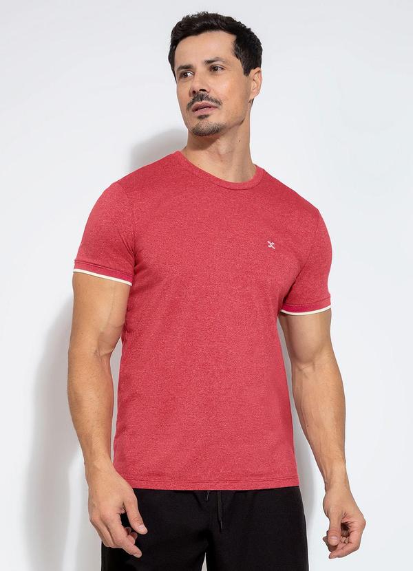 Exco - Camiseta em Malha Vermelho