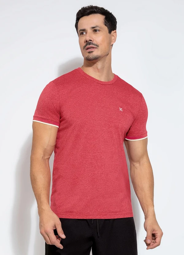 Exco - Camiseta em Malha Vermelho